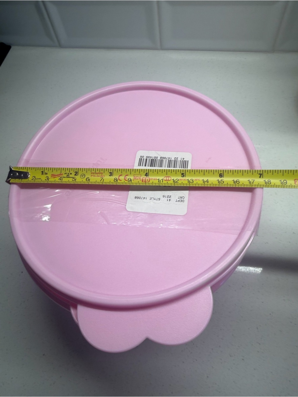 NWT Tupperware 3 stacking bowls with lids
